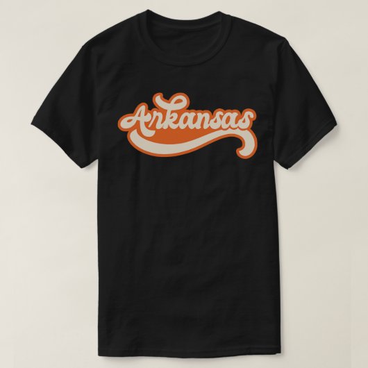 アーカンソーレトロTシャツ1 Tシャツ (デザイン正面)