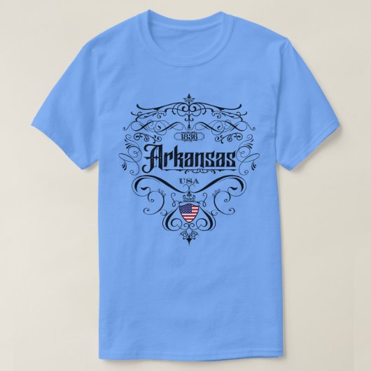 アーカンソーヴィンテージデザイン Tシャツ (デザイン正面)
