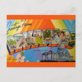 アーカンソーヴィンテージ地図はがき ポストカード (正面)