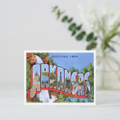 アーカンソーヴィンテージ大文字葉書 ポストカード (スタンド正面)