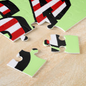 アーカンソー写真と米国国旗の文字 ジグソーパズル (側面)