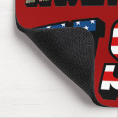 アーカンソー写真と米国国旗の文字 マウスパッド (コーナー)