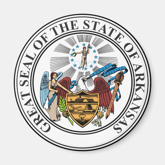 アーカンソー印 マグネット (正面)