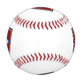 アーカンソー国旗の野球 野球ボール (正面)