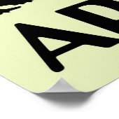 アーカンソー国立公園インフォグラフィックの地図 ポスター (角)