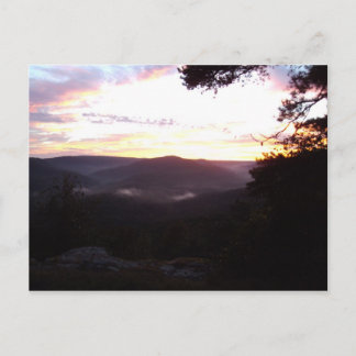 アーカンソー夕日 ポストカード