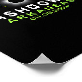 アーカンソー太陽のトタル日食2024 ポスター (角)