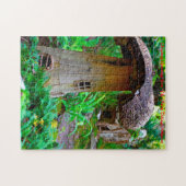 アーカンソー妖精の村。クリスマスの挨拶 ジグソーパズル (横)