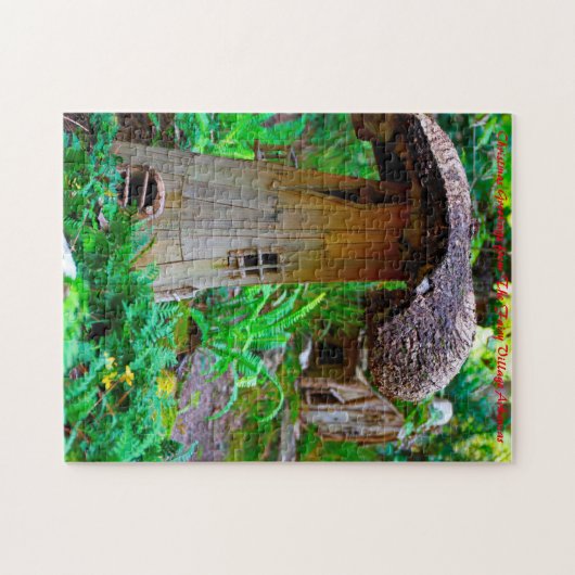 アーカンソー妖精の村。クリスマスの挨拶 ジグソーパズル (横)