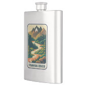 アーカンソー川コロラドカラーズ フラスク (左)