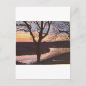 アーカンソー川サンセット絵画ズ ポストカード (正面)