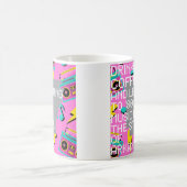 アーカンソー州でのコーヒーと80年代の音楽 コーヒーマグカップ (中央)