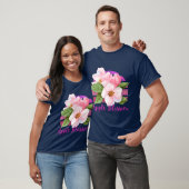 アーカンソー州のアップルの花の花水彩ステッカー Tシャツ (ユニセックス)