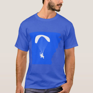 アーカンソー州のパラモーター 青 Tシャツ