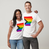 アーカンソー州のプライド LGBTQ プログレスプライド Tシャツ (ユニセックス)