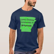 アーカンソー州のライム病啓発Tシャツ