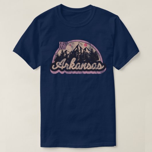 アーカンソー州のヴィンテージ Tシャツ (デザイン正面)