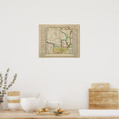 アーカンソー州の地図 ポスター (キッチン)