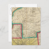 アーカンソー州の地図 ポストカード (正面/裏面)