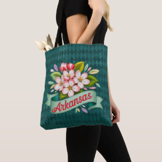 アーカンソー州の州花エンブレム トートバッグ