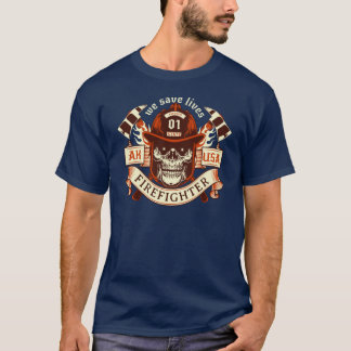 アーカンソー州の消防士のオーバーサイズ Tシャツ