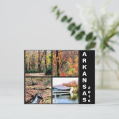 アーカンソー州の秋の風景 旅行ポストカード ポストカード (スタンド正面)