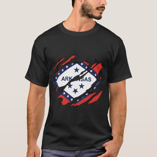 アーカンソー州を破り捨てろ Tシャツ (正面)
