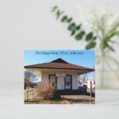 アーカンソー州アルタスからのご挨拶 ポストカード (スタンド正面)