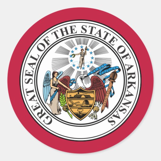アーカンソー州アーカンサンシール ラウンドシール (正面)