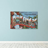 アーカンソー州テキサーカナ(滝のシーン) キャンバスプリント (インサイチュ (ウッドフロア))