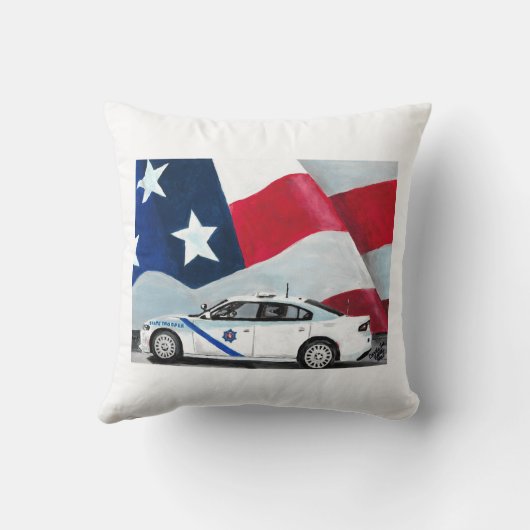 アーカンソー州トルーパー枕 クッション (裏面)