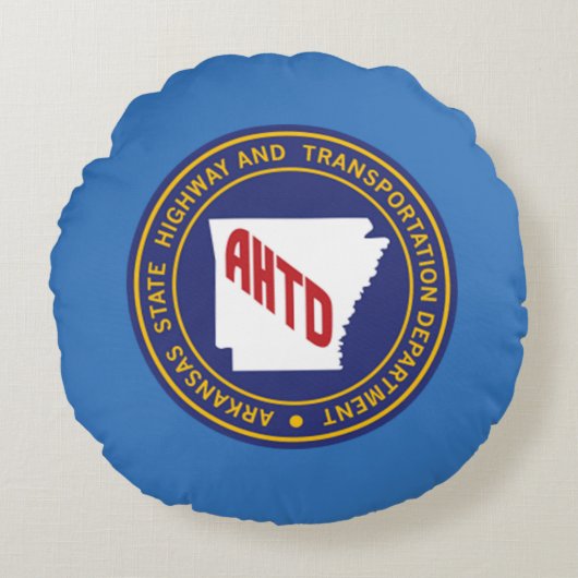 アーカンソー州ハイウェイと交通 ラウンドクッション (正面)