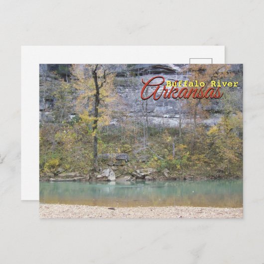 アーカンソー州バッファロー川の旅行写真 ポストカード (正面/裏面)