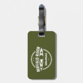 アーカンソー州バッファロー川 ラゲッジタグ (裏面縦)