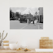 アーカンソー州ファイエットビルのダウンタウン, 1930年代 ポスター (キッチン)