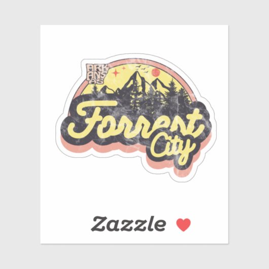 アーカンソー州フォレストシティ シール (シート)