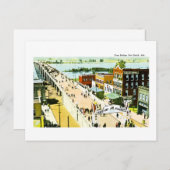 アーカンソー州フォートスミス、フリーブリッジ。 ポストカード (正面/裏面)