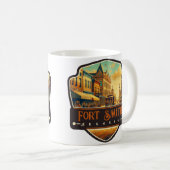 アーカンソー州フォートスミス |ヴィンテージ コーヒーマグカップ (正面右)