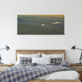 アーカンソー州プチジャン川渓谷の夕日 キャンバスプリント (インサイチュ (寝室))