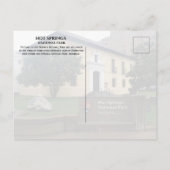 アーカンソー州ホット春国立公園 ポストカード (裏面)