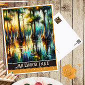 アーカンソー州ミルウッド湖 |ヴィンテージ絵を描ー ポストカード