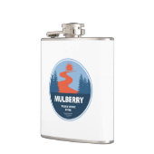 アーカンソー州ムルベリーワイルドシーニックリバー フラスク (左)