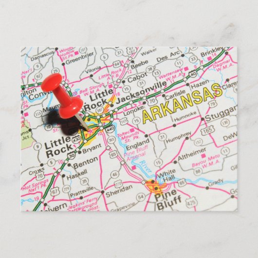 アーカンソー州リトルロック ポストカード (正面)
