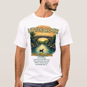 アーカンソー州リトル・ロック「リバー・シティ・ルーツ」 Tシャツ