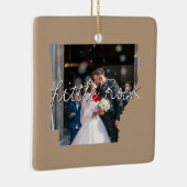 アーカンソー州写真インサートと町名 セラミックオーナメント (右)