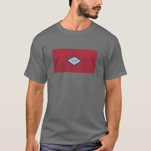 アーカンソー州旗の壁 Tシャツ (正面)