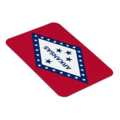 アーカンソー州旗を持つ愛国的な柔軟なフォトマグネット マグネット (右側)