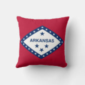 アーカンソー州旗アメリカのモージョピロー クッション (裏面)
