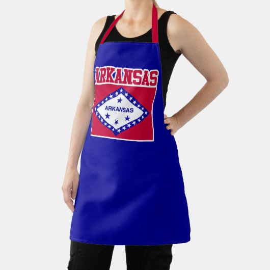 アーカンソー州旗エプロン エプロン (インサイチュ)