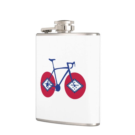 アーカンソー州旗サイクリング フラスク (左)